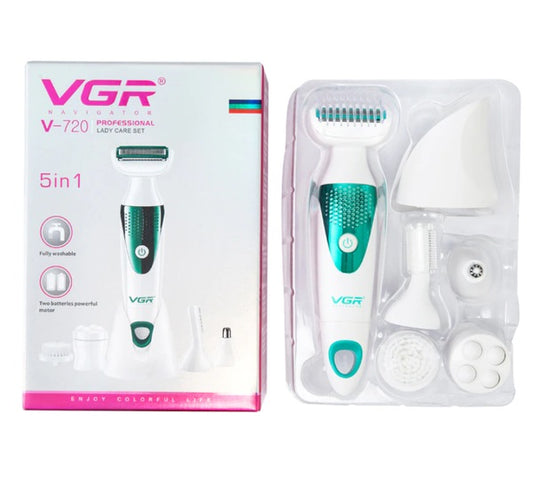 Depiladora Multifuncional Vgr-720 5 en 1